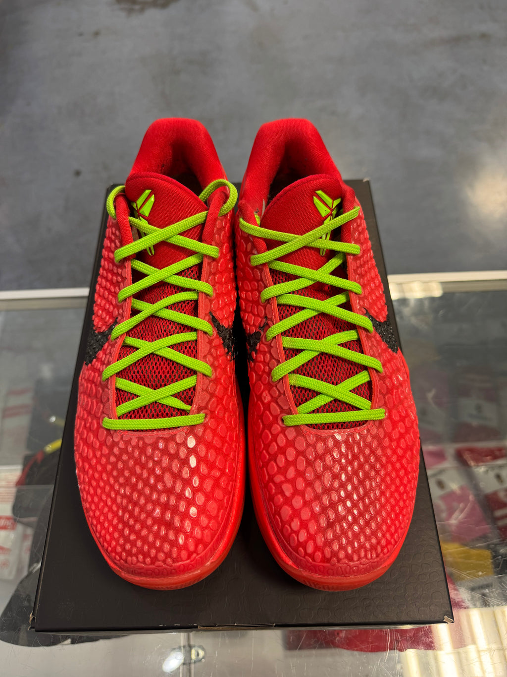 Preowned Kobe 6 Protro Reverse Grinch