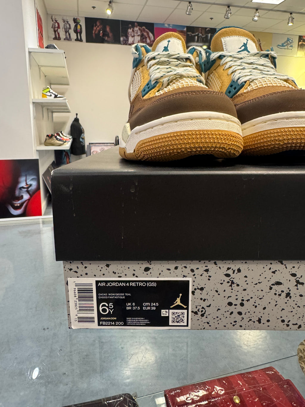 Preowned GS Jordan 4 Cacao Wow