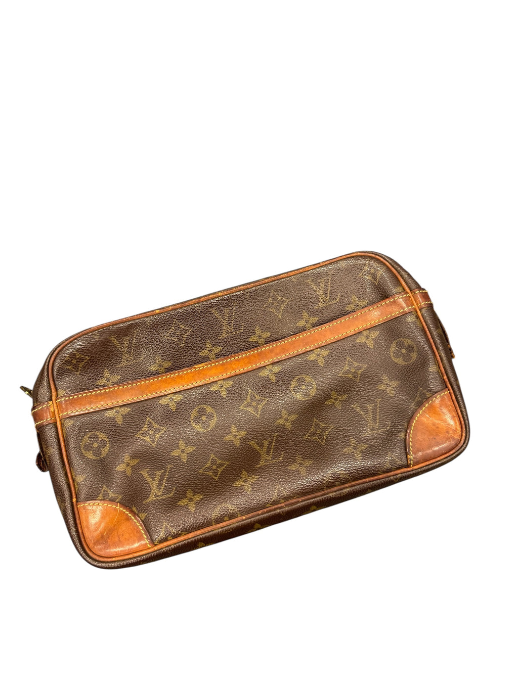 Preowned Vintage LV Monogram Canvas Clutch