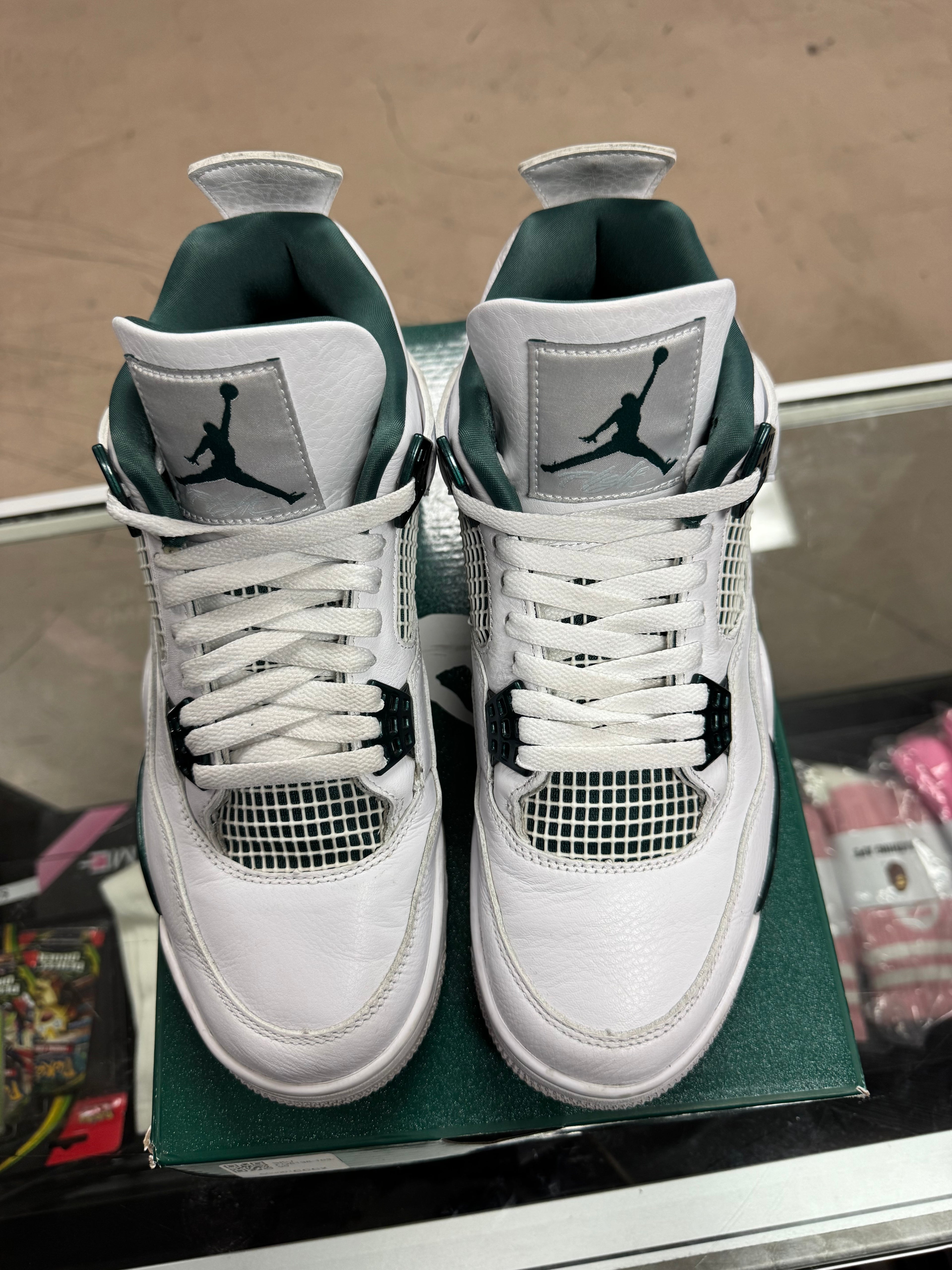 Preowned Jordan 4 Retro Oxidized Green