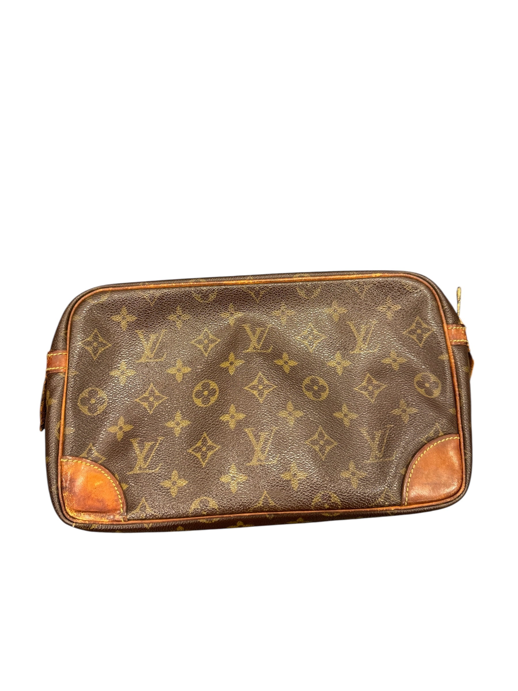 Preowned Vintage LV Monogram Canvas Clutch