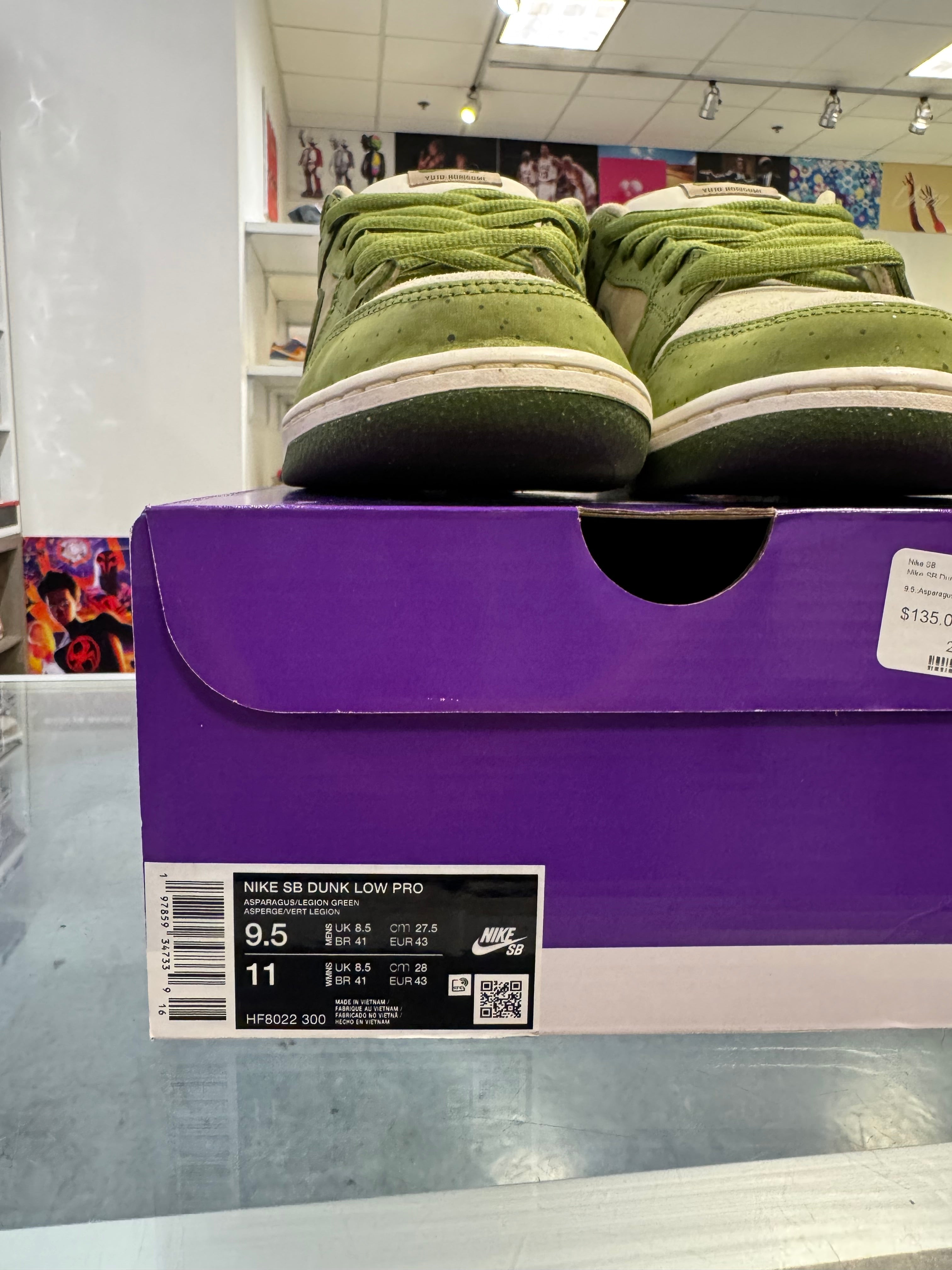 Preowned Nike SB Low Yuto Horigome Matcha