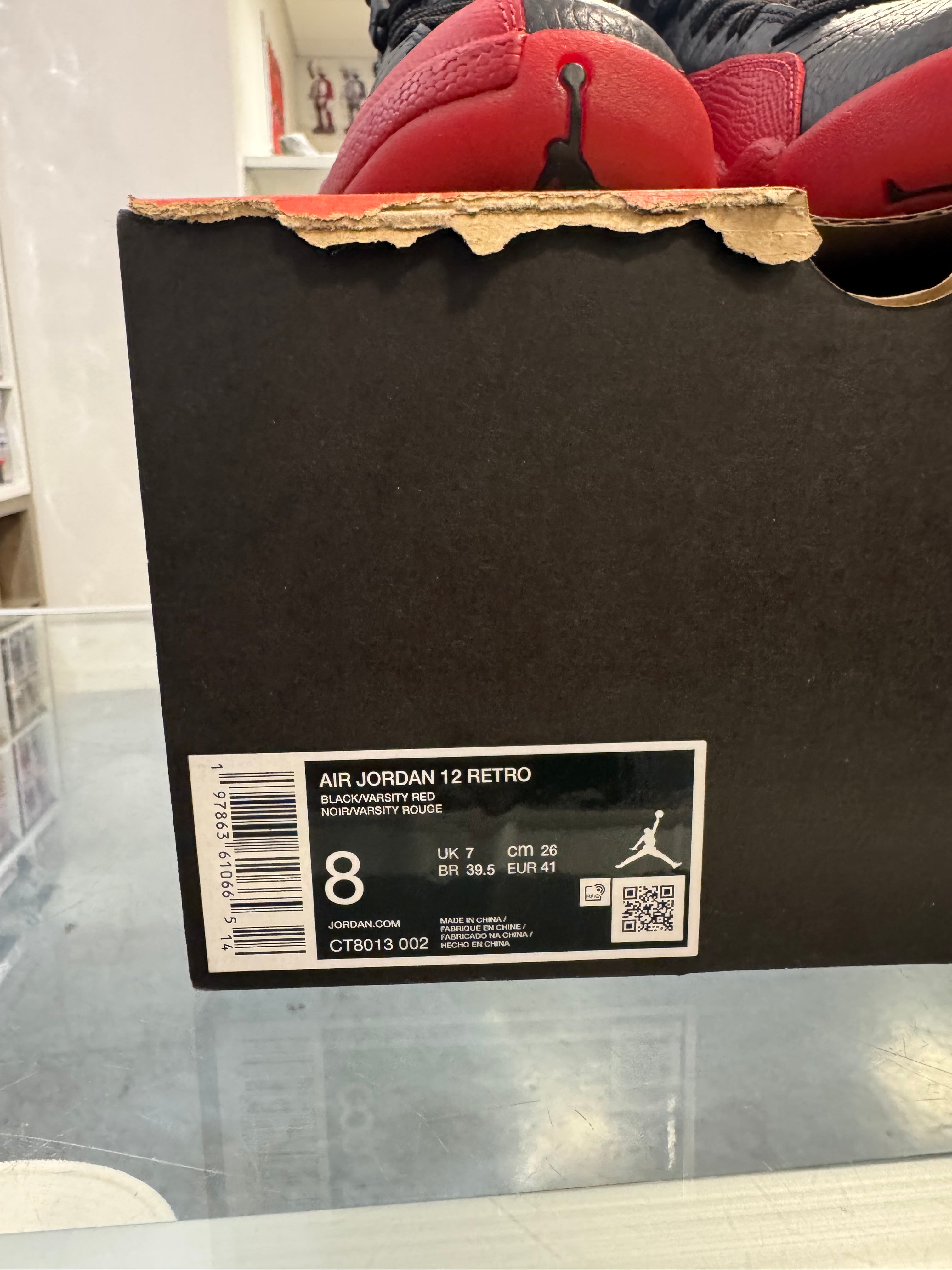 Preowned Jordan 12 Retro Flu Game