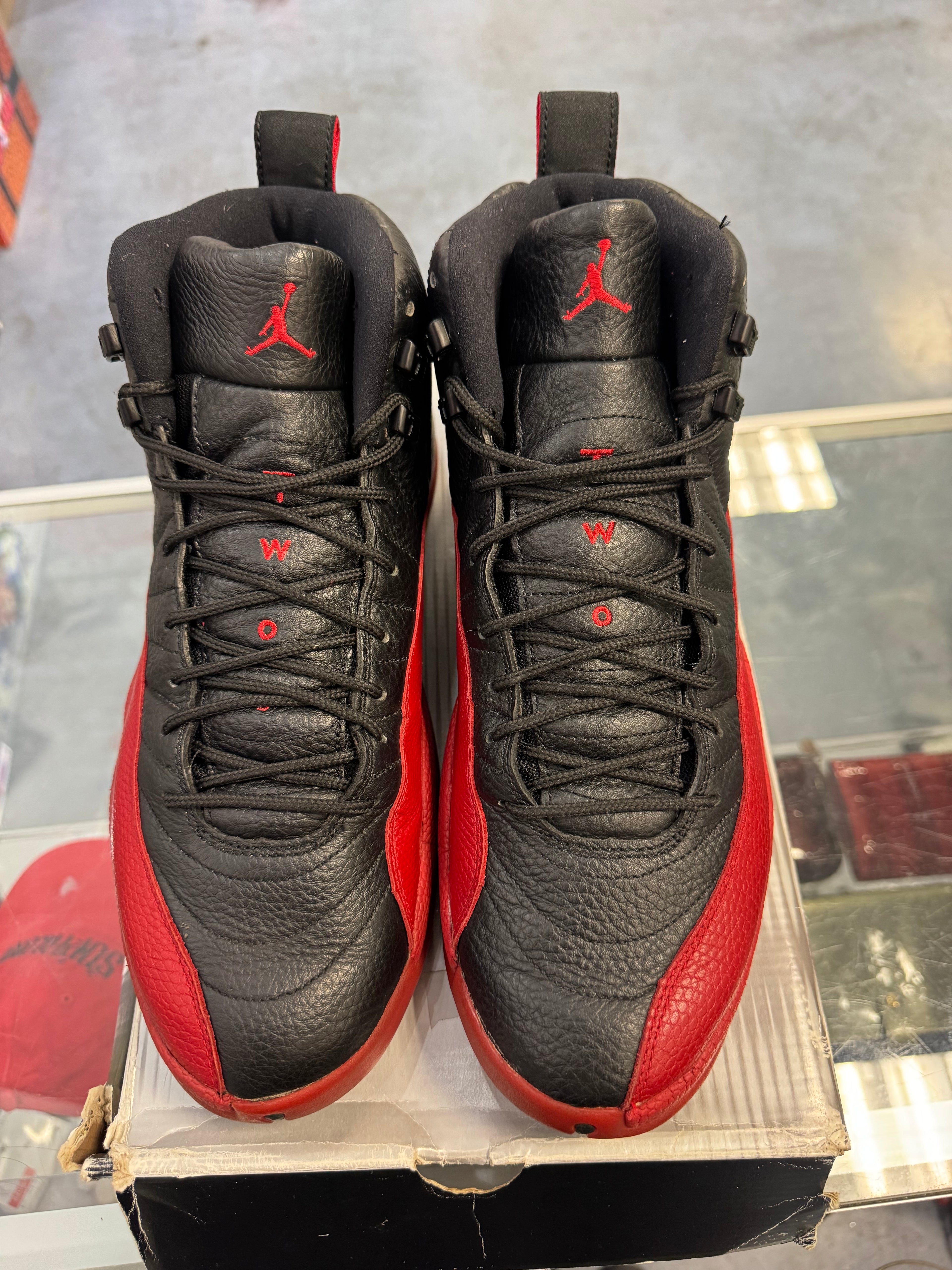 Preowned Jordan 12 Retro Flu Game 2003 Pair