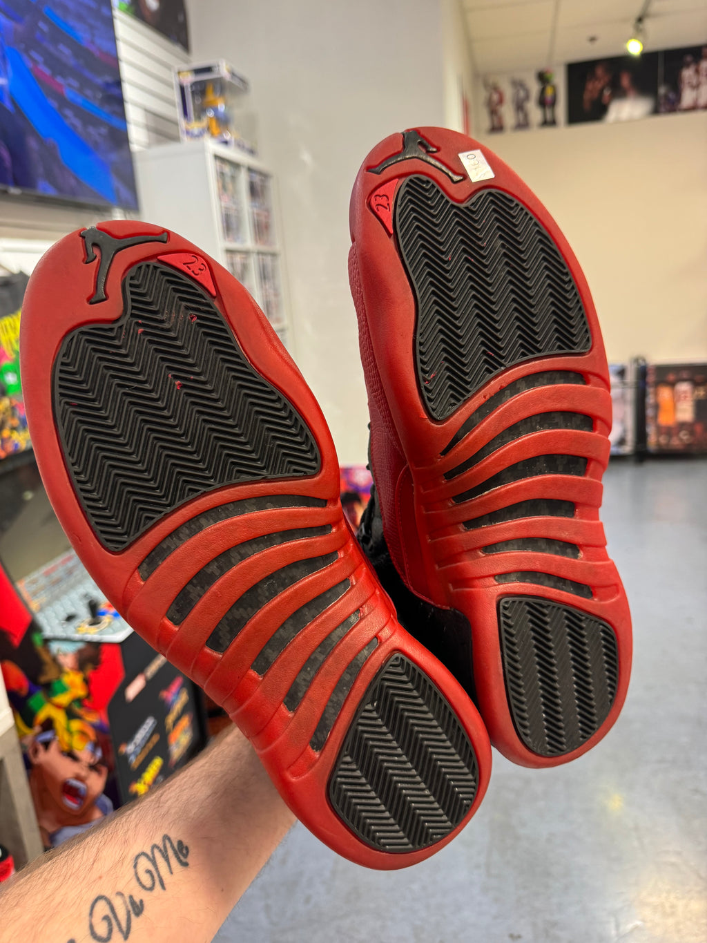 Preowned Jordan 12 Retro Flu Game 2003 Pair