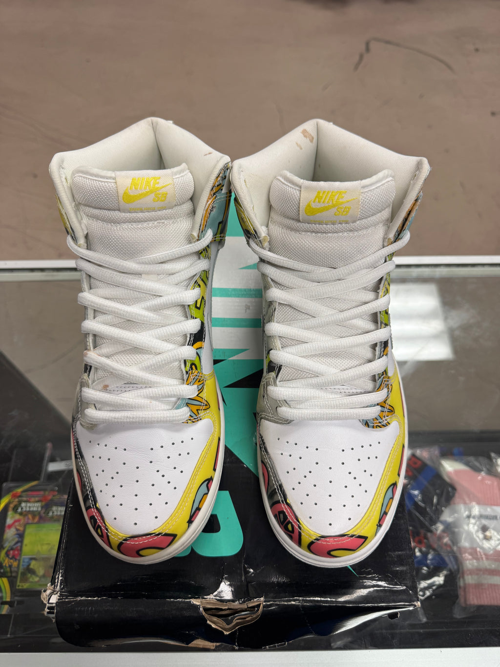 Preowned Nike SB High De La Soul 2015 Pair