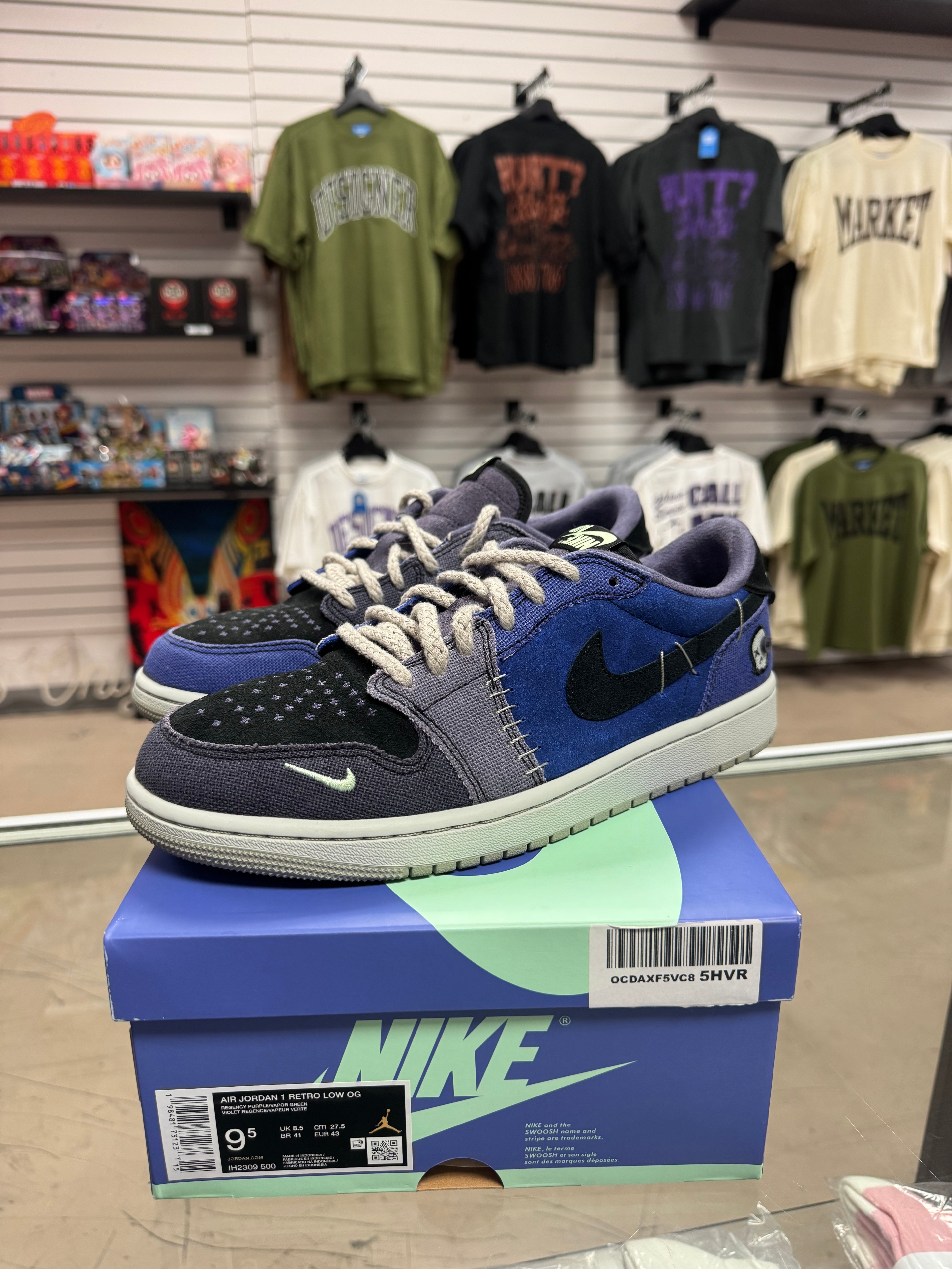 Preowned Jordan 1 Low Zion Williamson Voodoo Alternate
