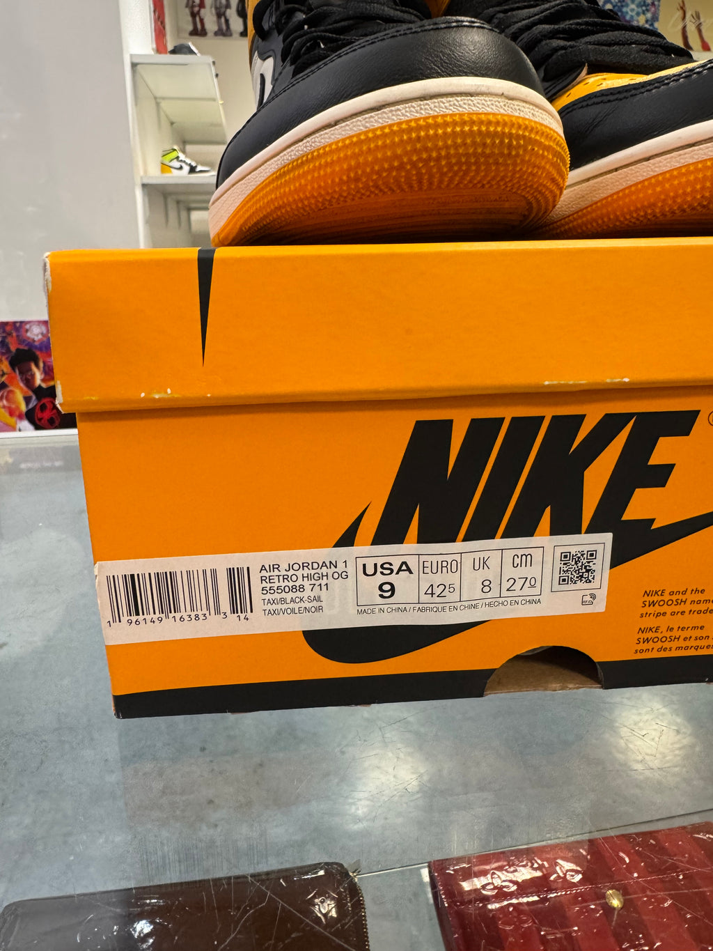 Preowned Jordan 1 Retro High Taxi