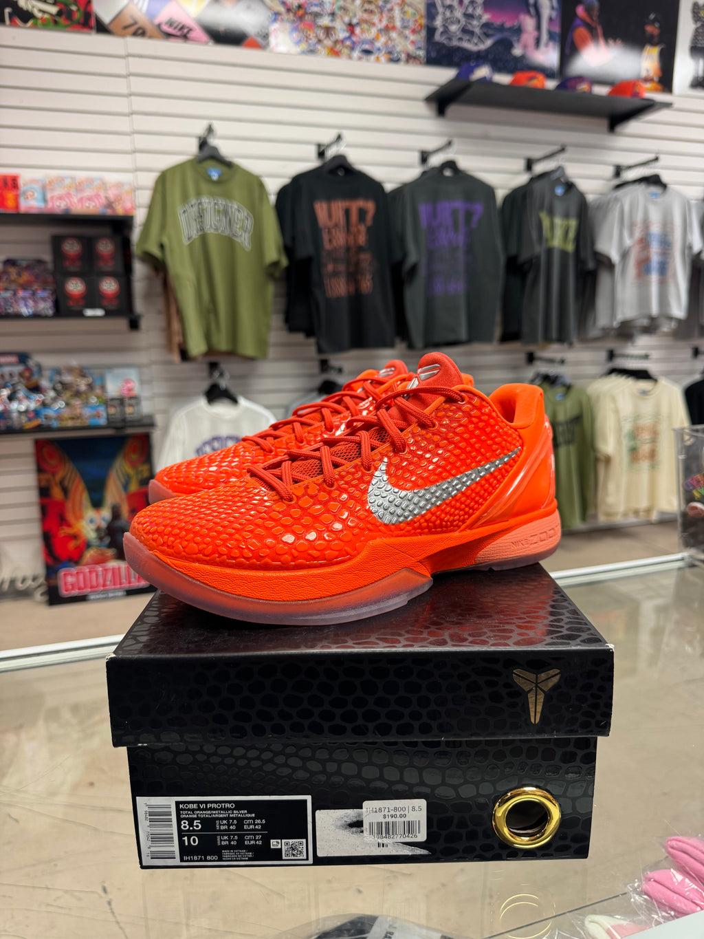 Preowned Nike Kobe 6 Protro Total Orange