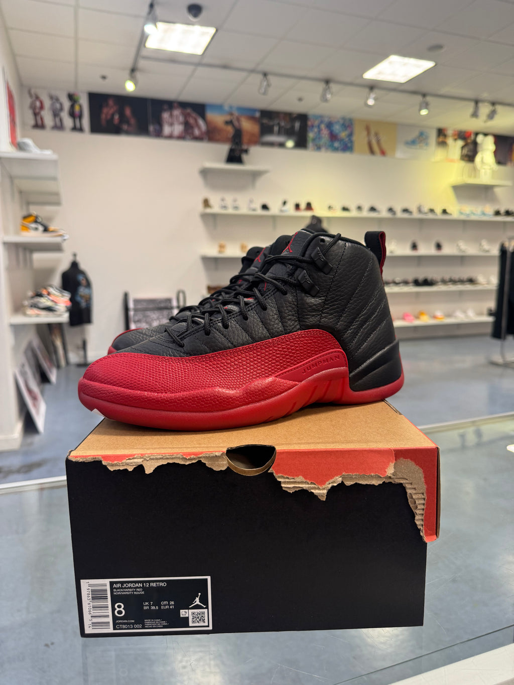Preowned Jordan 12 Retro Flu Game