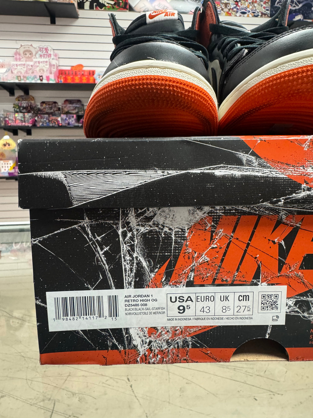 Preowned Jordan 1 Retro High Shattered Backboard 2025 Pair