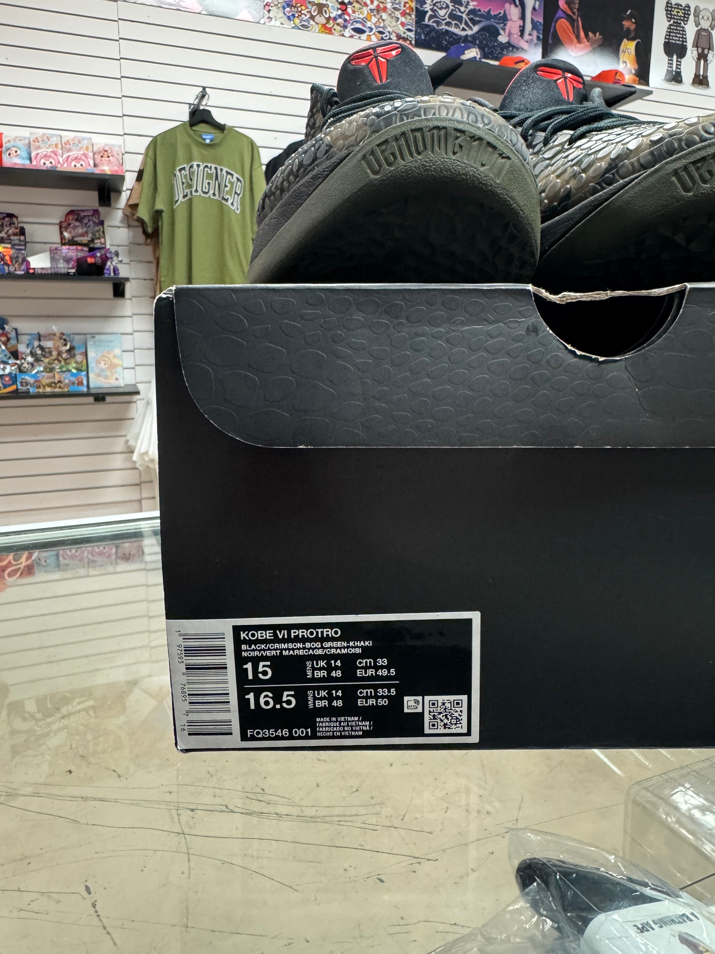 Preowned Nike Kobe 6 Italian Camo 2024 Pair