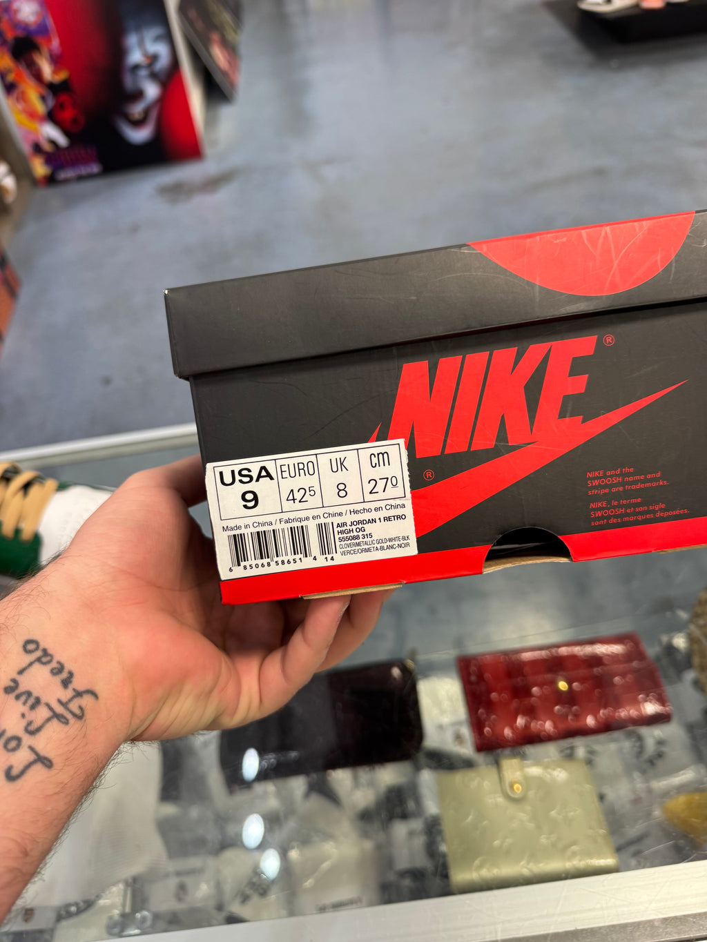 Preowned Jordan 1 Retro High Celtics