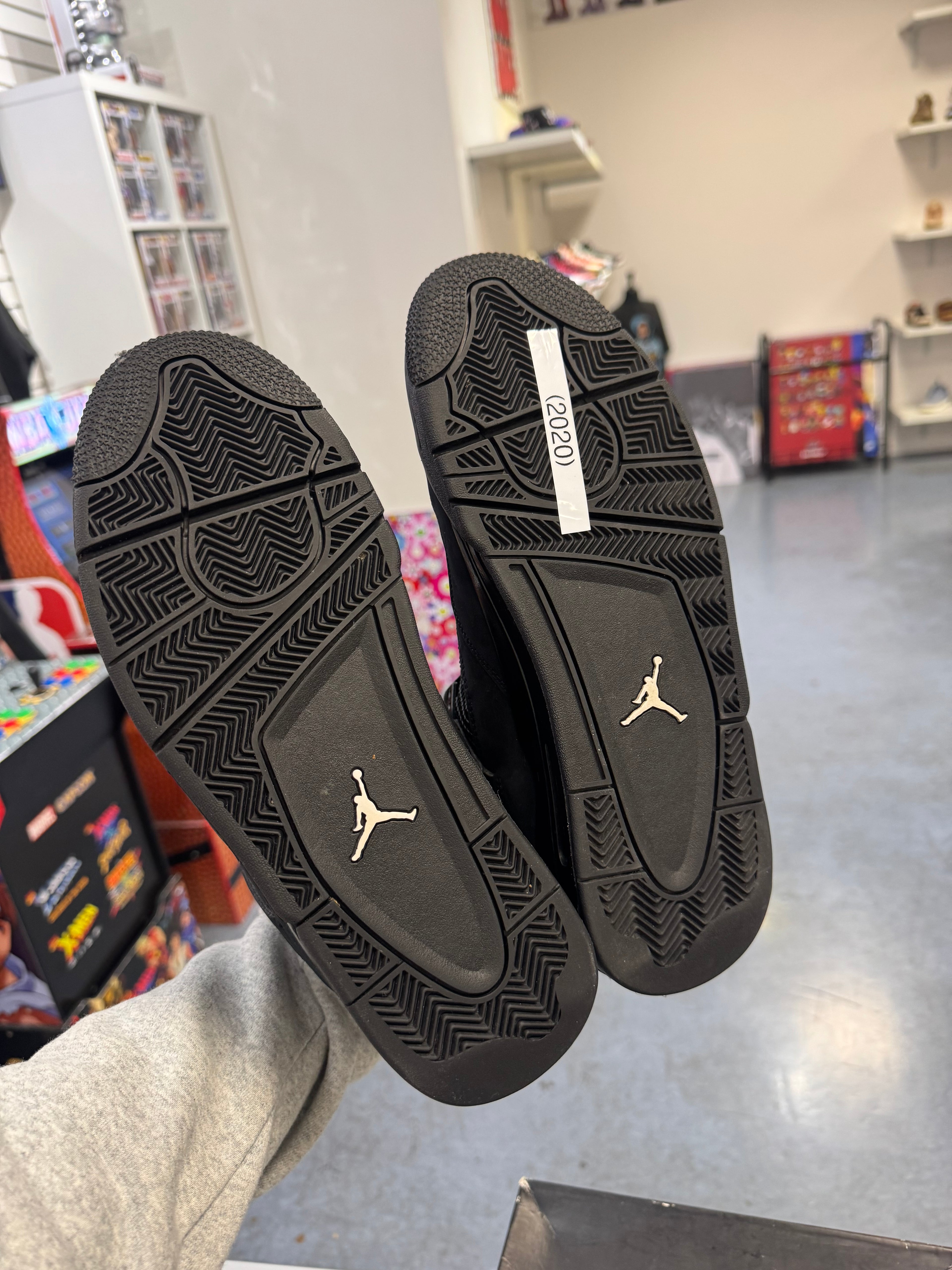 Preowned 2020 Jordan 4 Retro Black Cat