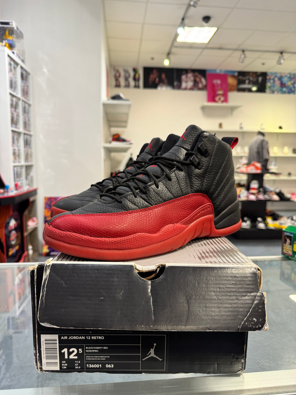 Preowned Jordan 12 Retro Flu Game 2003 Pair