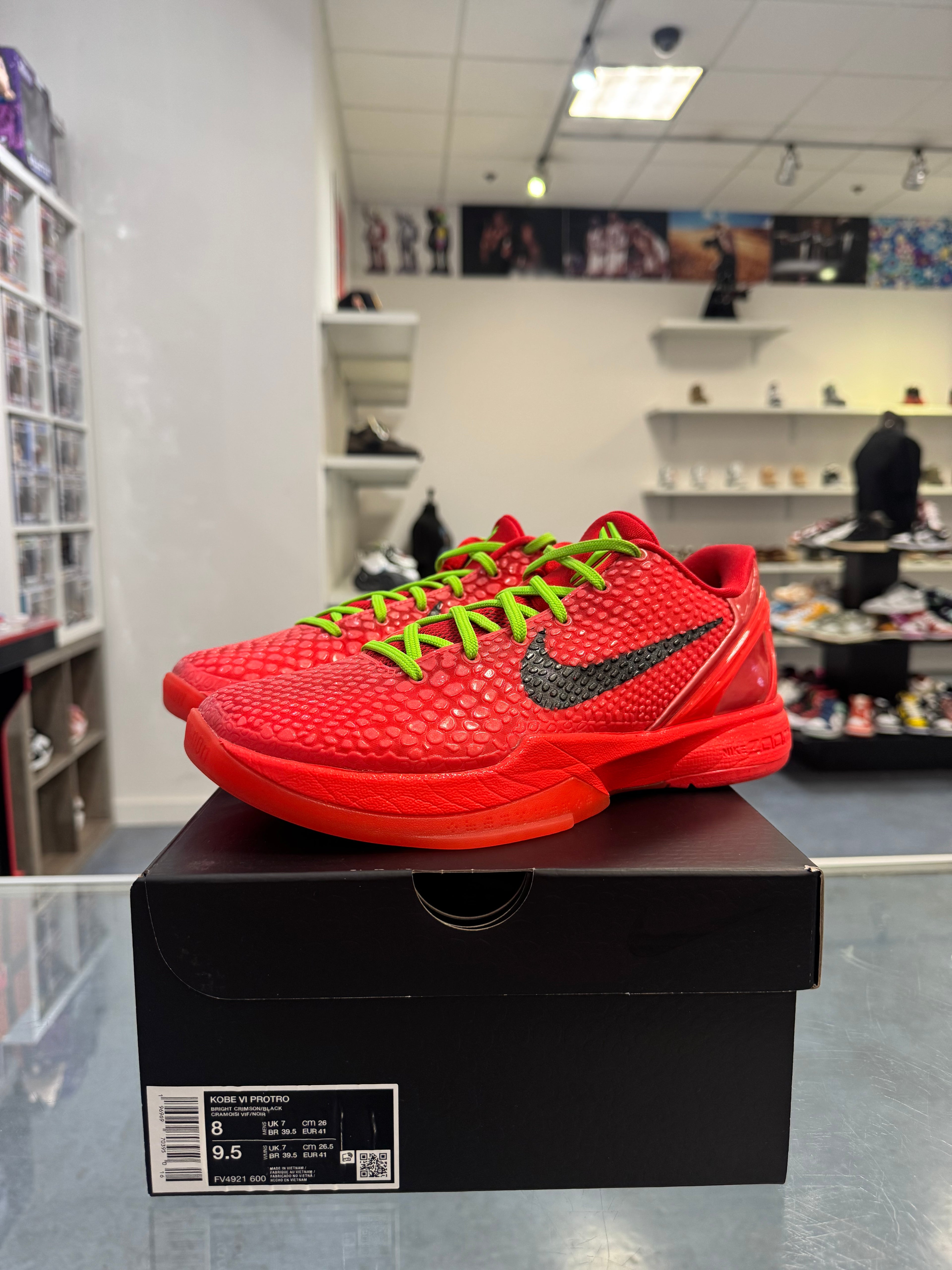 Preowned Kobe 6 Protro Reverse Grinch