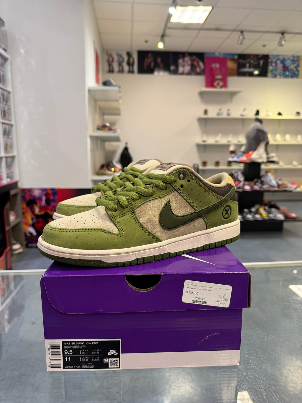 Preowned Nike SB Low Yuto Horigome Matcha