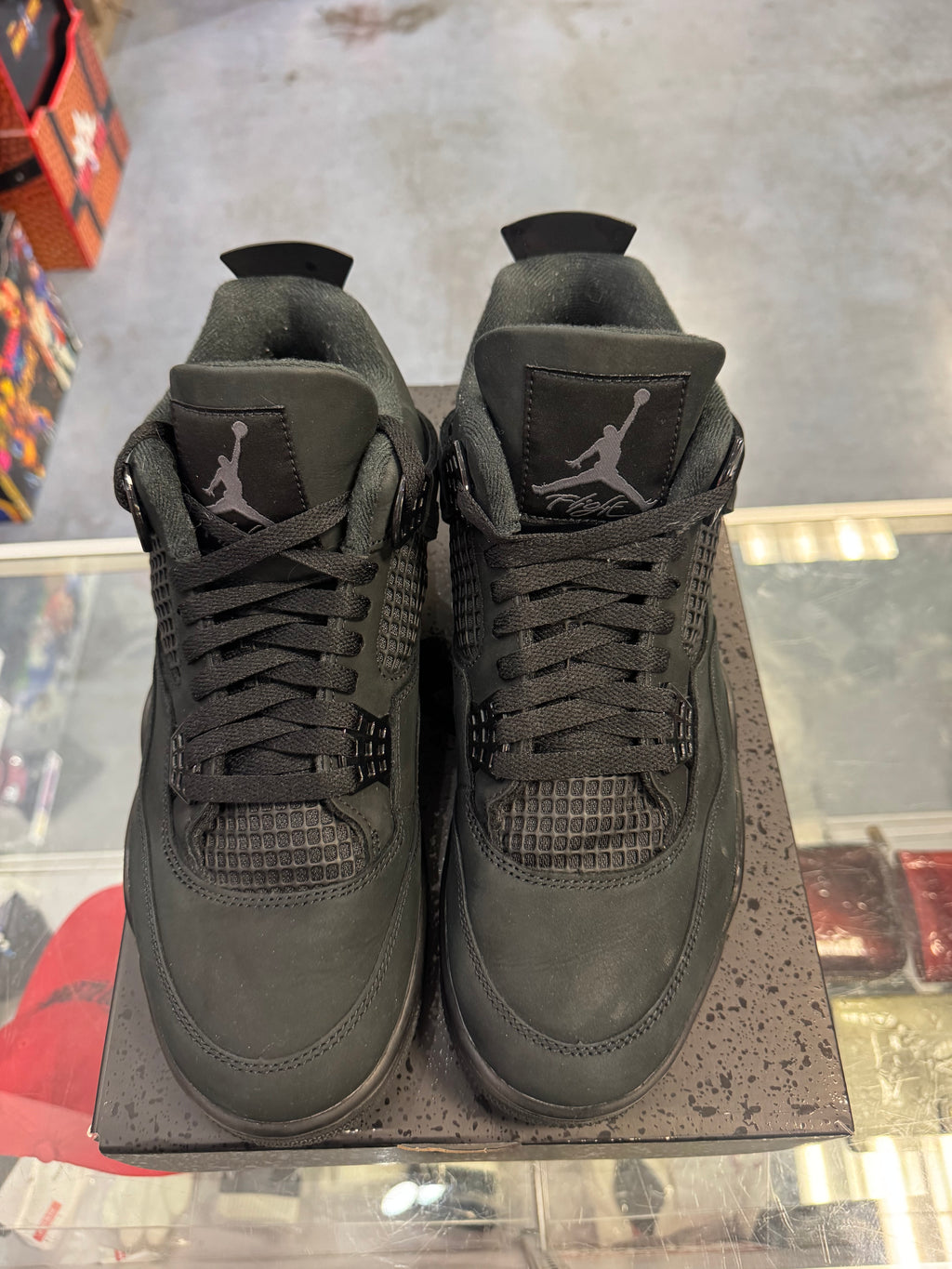 Preowned Jordan 4 Retro Black Cat 2025 Pair