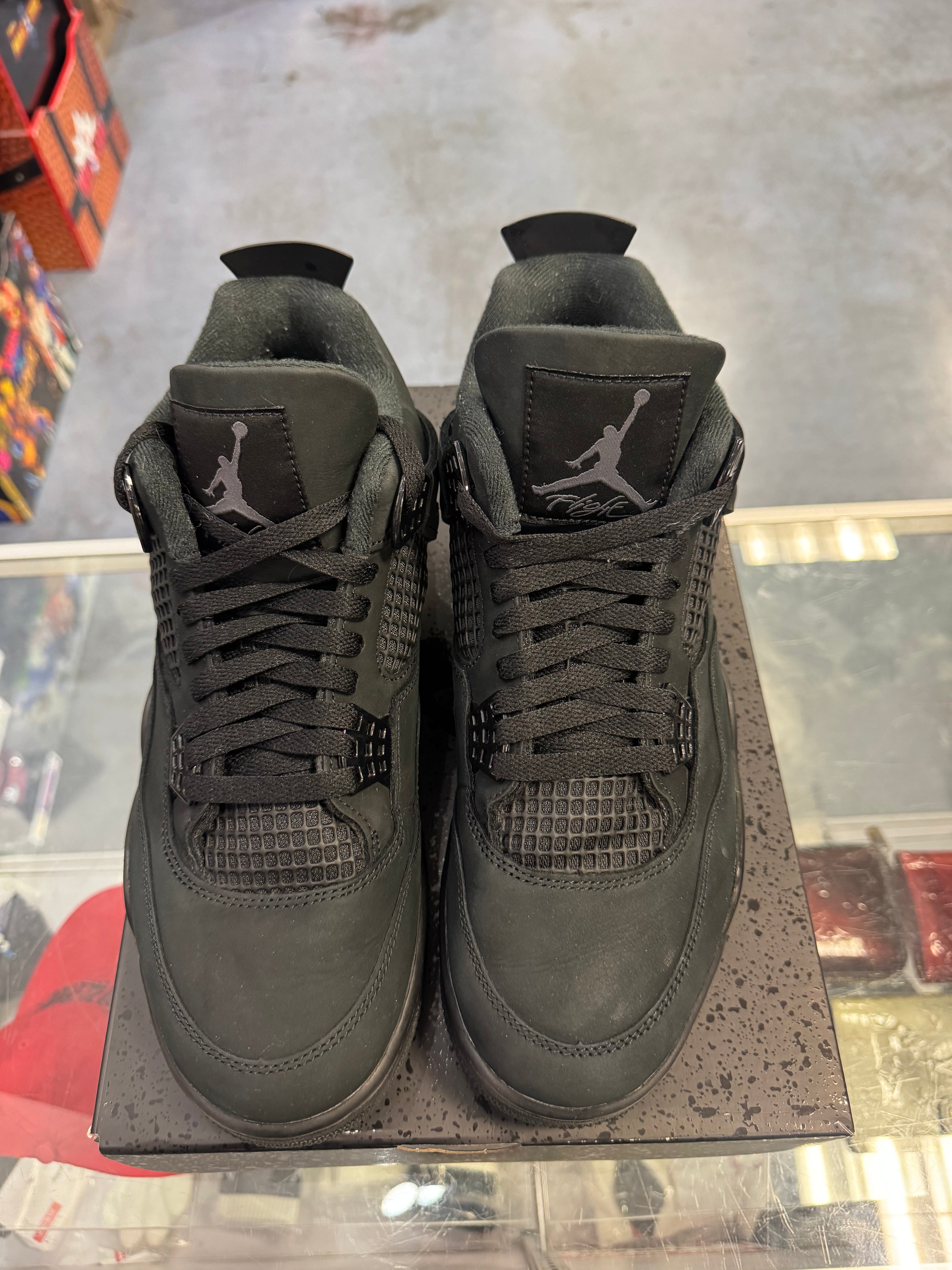 Preowned Jordan 4 Retro Black Cat 2025 Pair