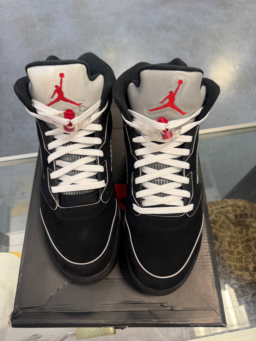 Preowned Jordan 5 Retro Black Metallic Reimagined