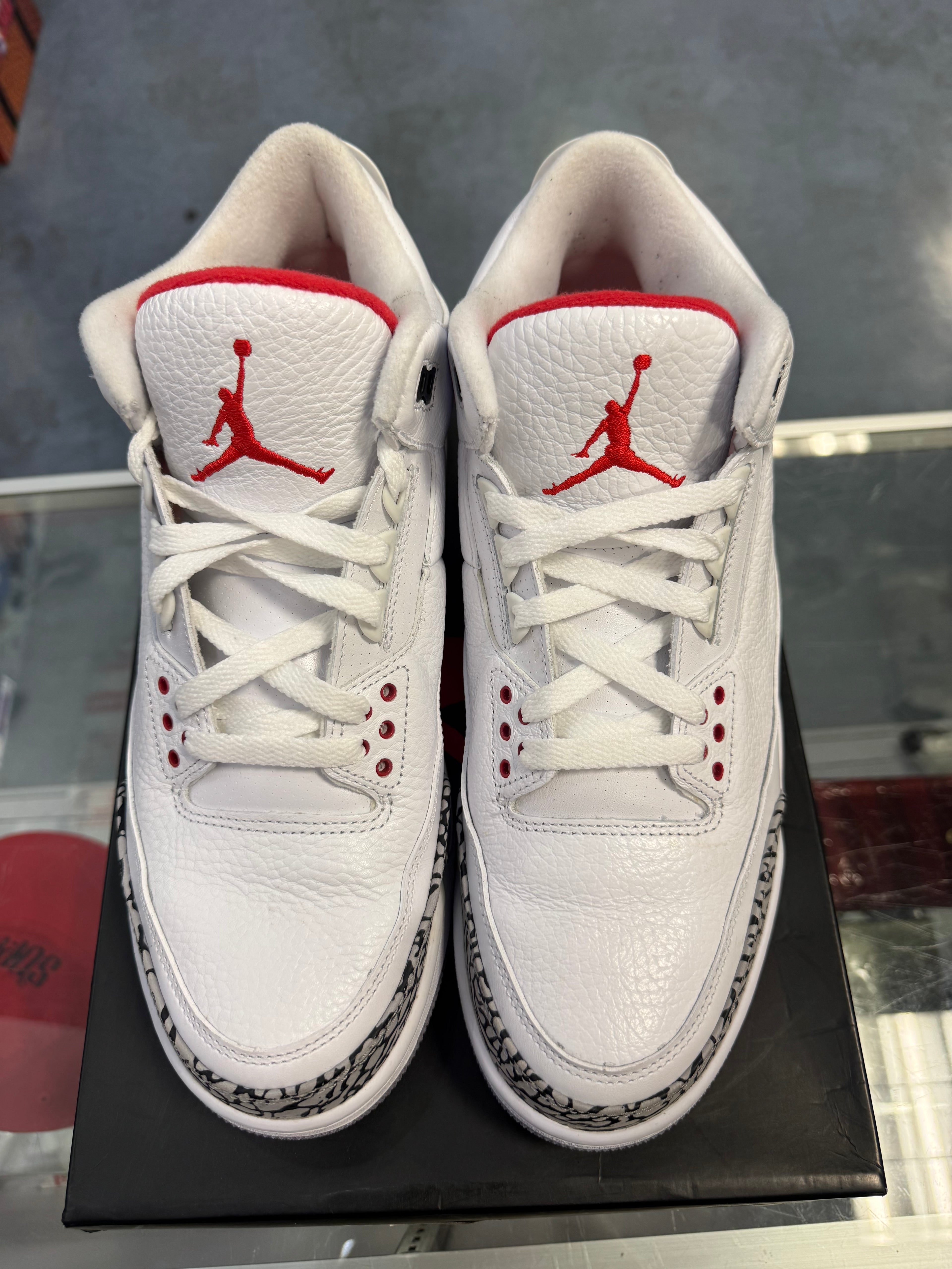 Preowned Jordan 3 Retro White Cement 2011 Pair