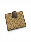 Preowned GUCCI Monogram Trifold Wallet