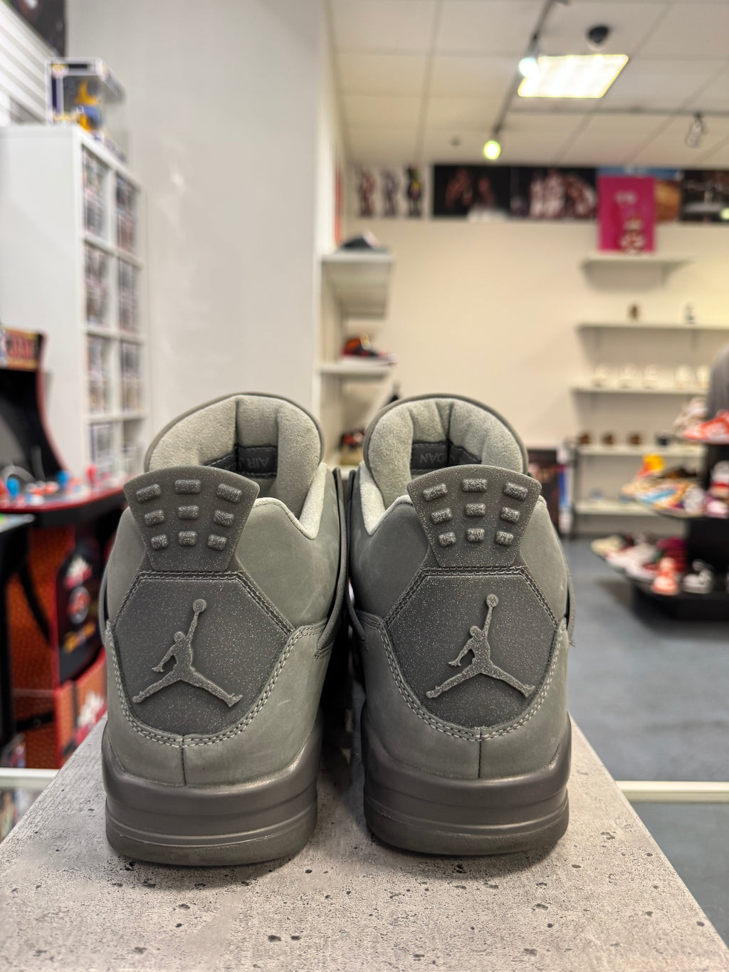 Preowned Jordan 4 Retro SE Paris Olympics Wet Cement