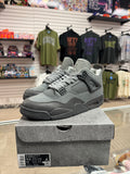 Preowned Jordan 4 Retro Paris Olympics Wet Cement