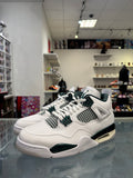 Preowned No Box Jordan 4 Retro Oxidized Green
