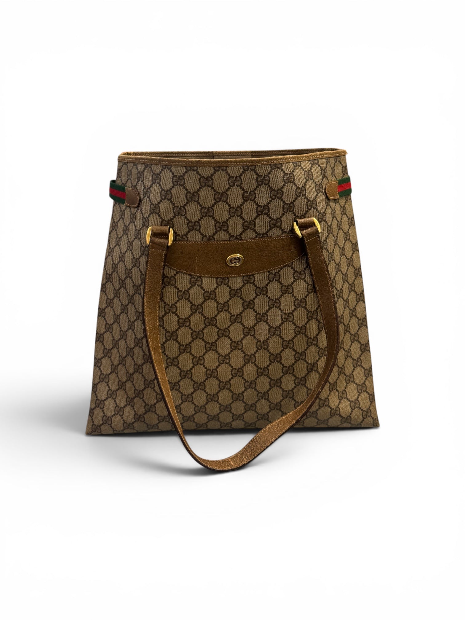 Preowned Gucci Monogram Tote Bag
