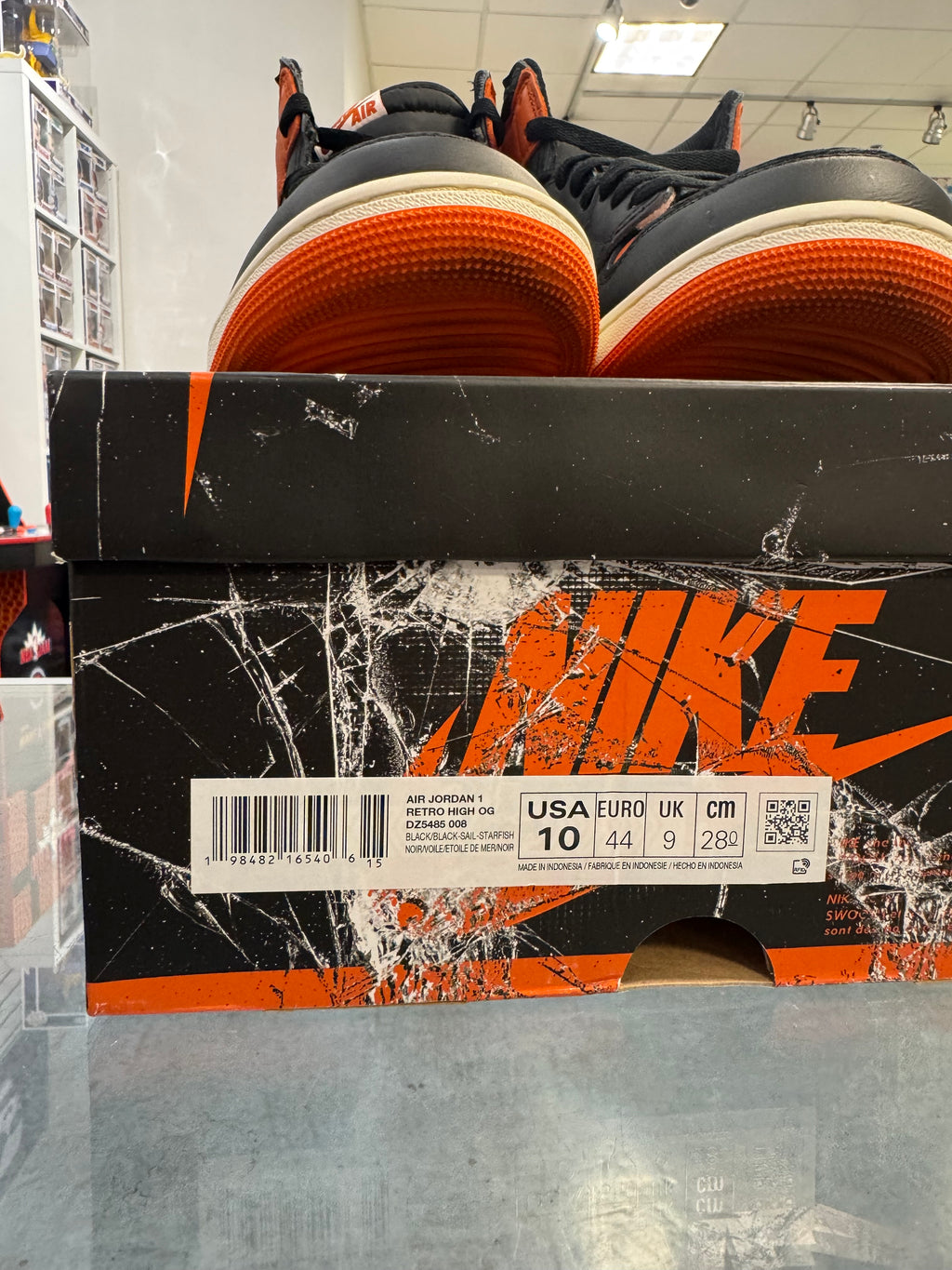 Preowned Jordan 1 High Retro Shattered Backboard 2025 Pair