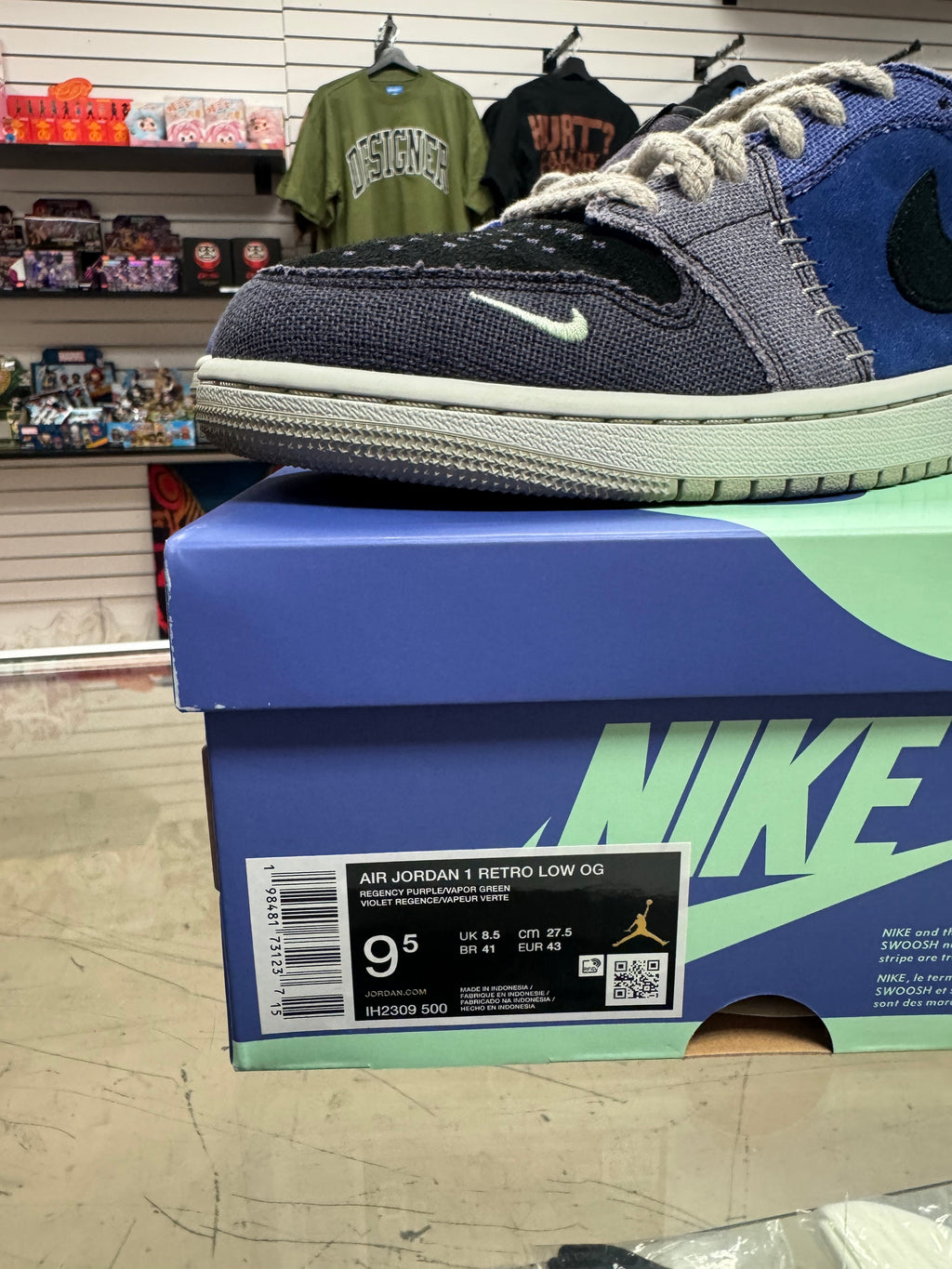 Preowned Jordan 1 Low Zion Williamson Voodoo Alternate