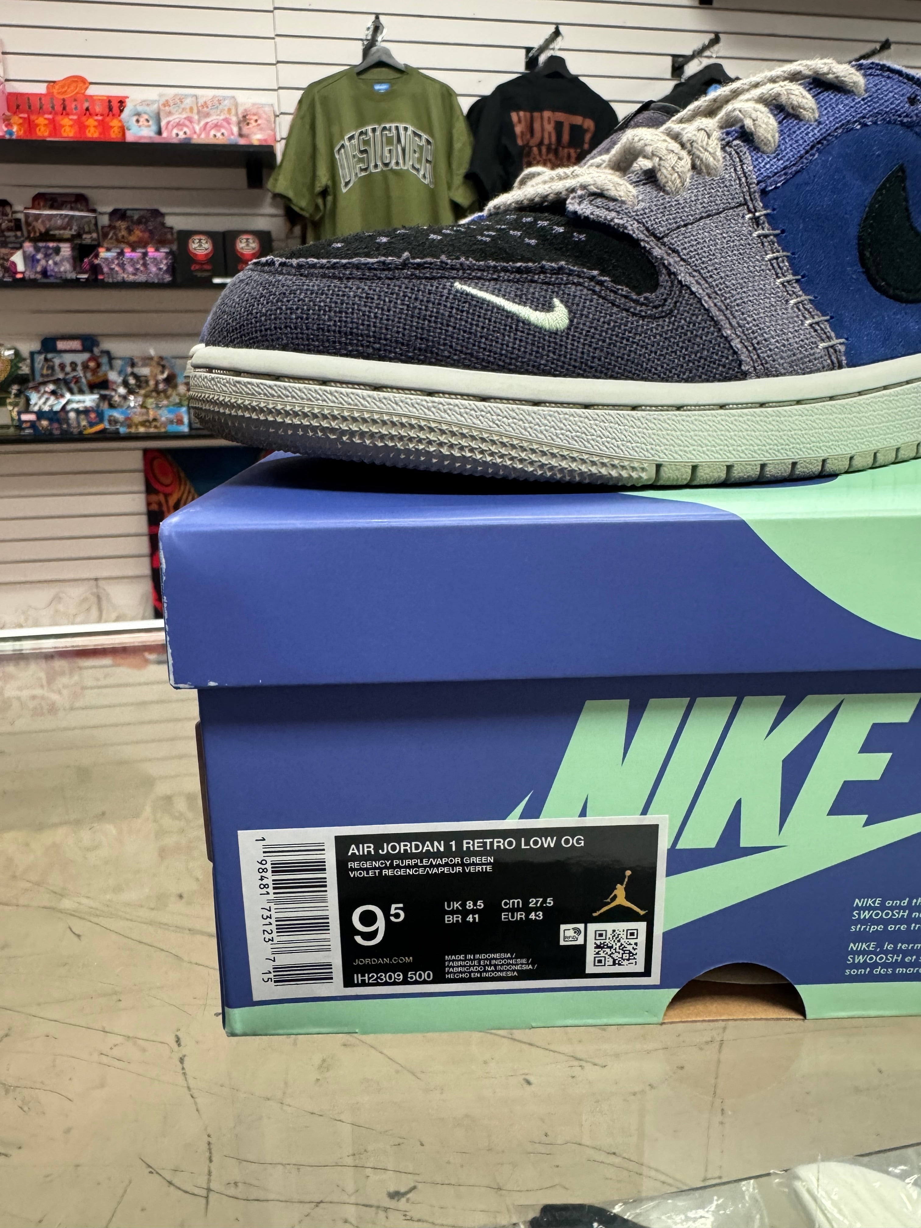 Preowned Jordan 1 Low Zion Williamson Voodoo Alternate