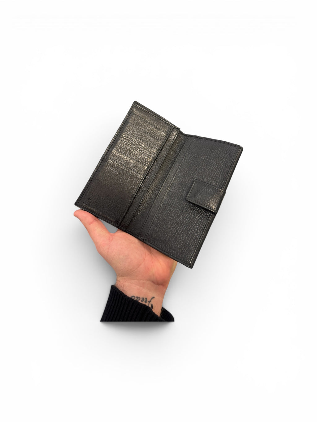 Preowned Gucci Continental Leather Wallet