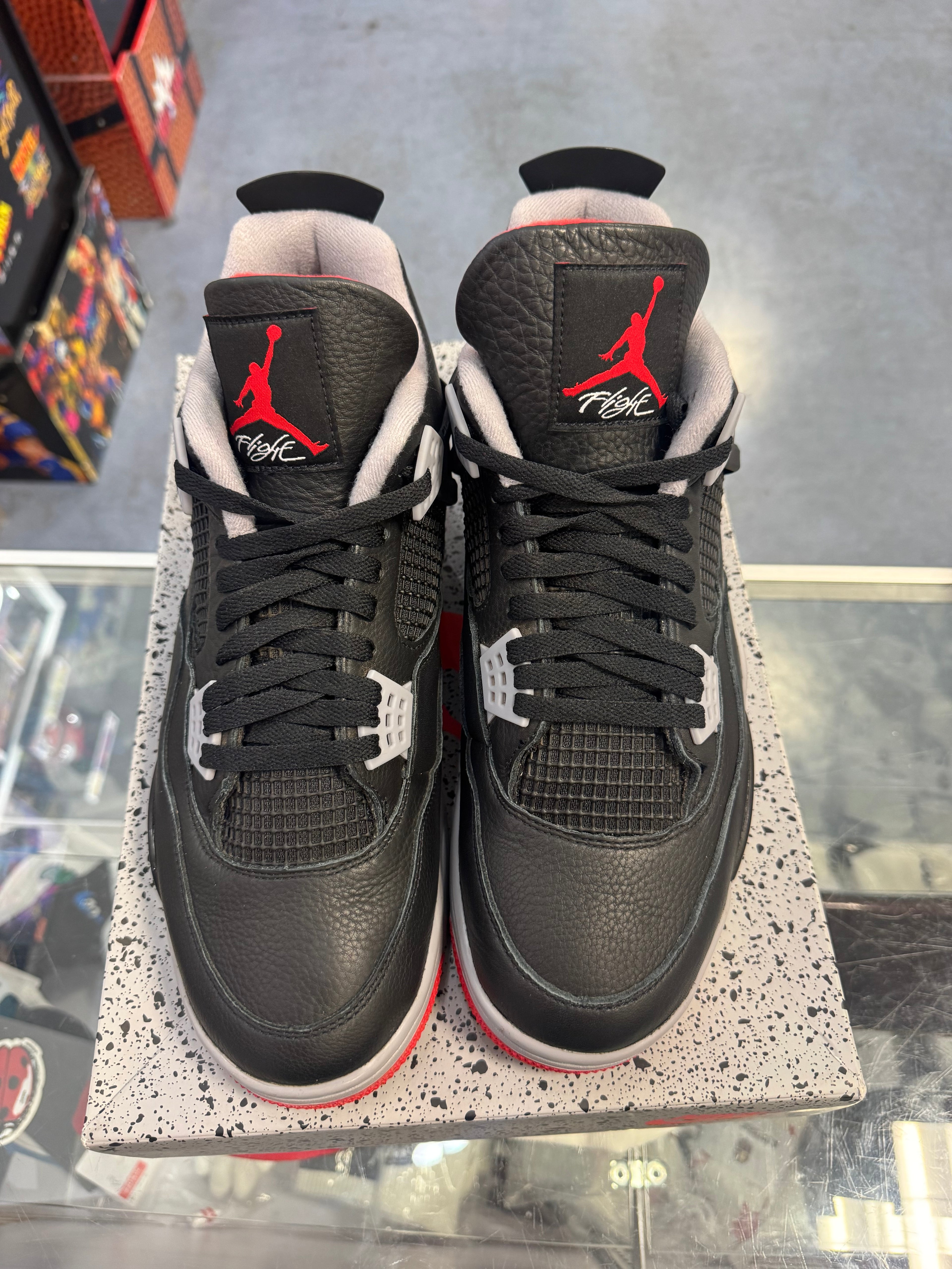 Preowned Jordan 4 Retro Bred Reimagined