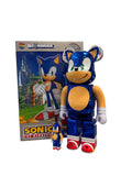 Chrome Sonic The Hedgehog BearBrick 400% & 100%