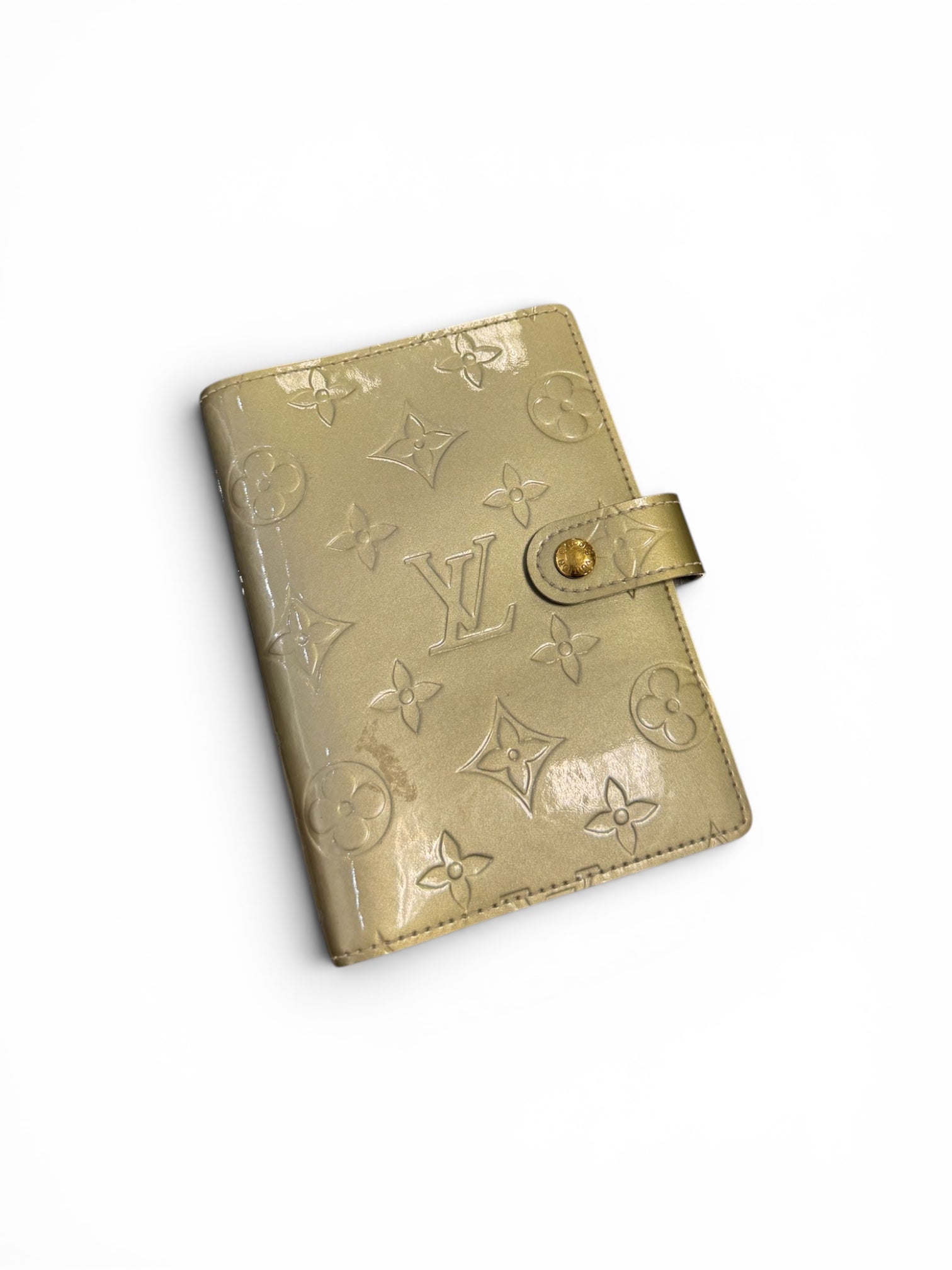 Preowned Louis Vuitton Patent Leather Agenda Wallet