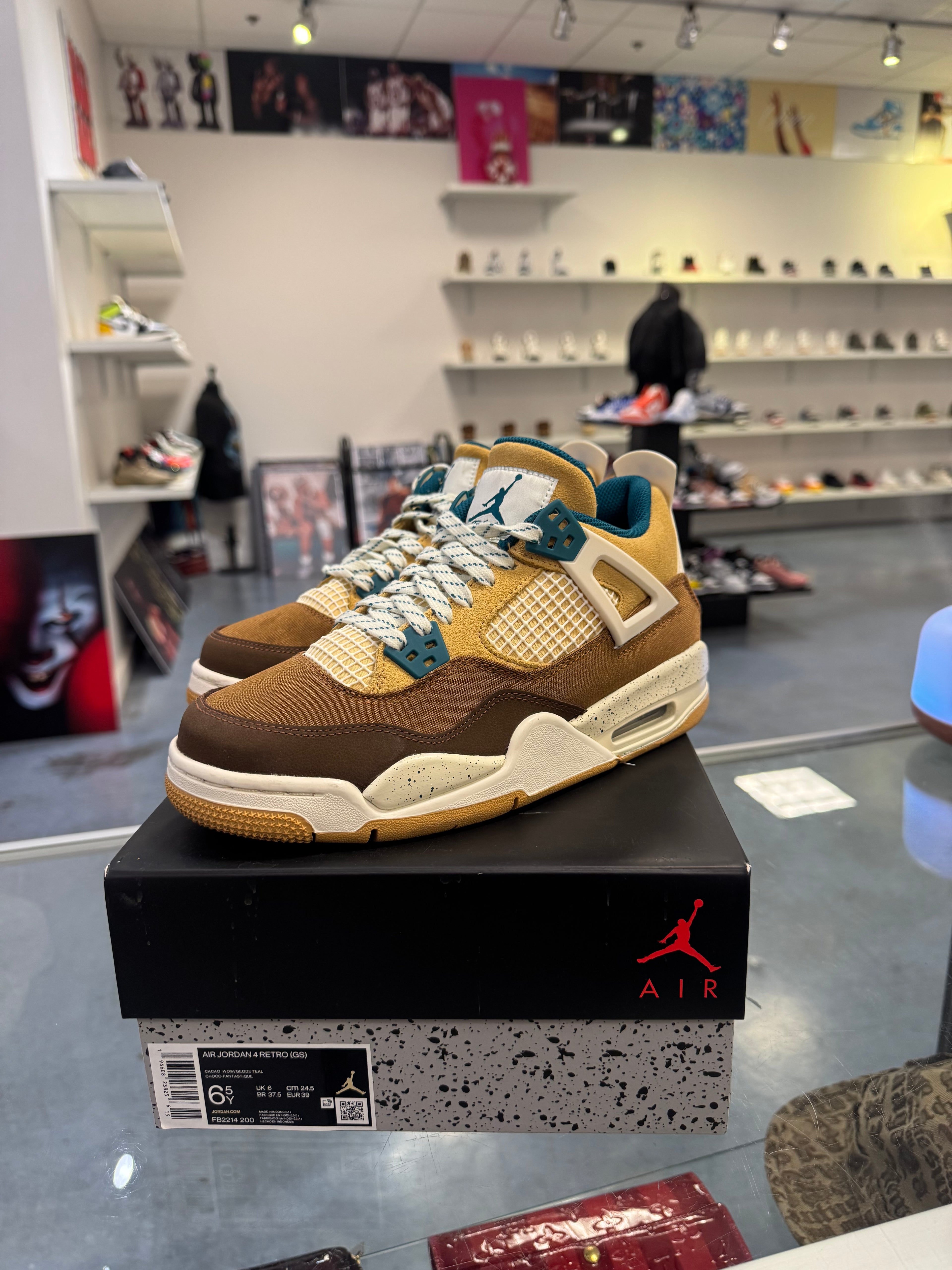 Preowned GS Jordan 4 Cacao Wow