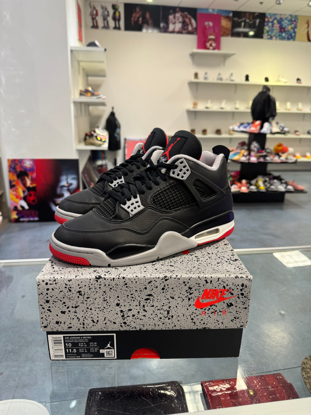 Preowned Jordan 4 Retro Reimagined Bred