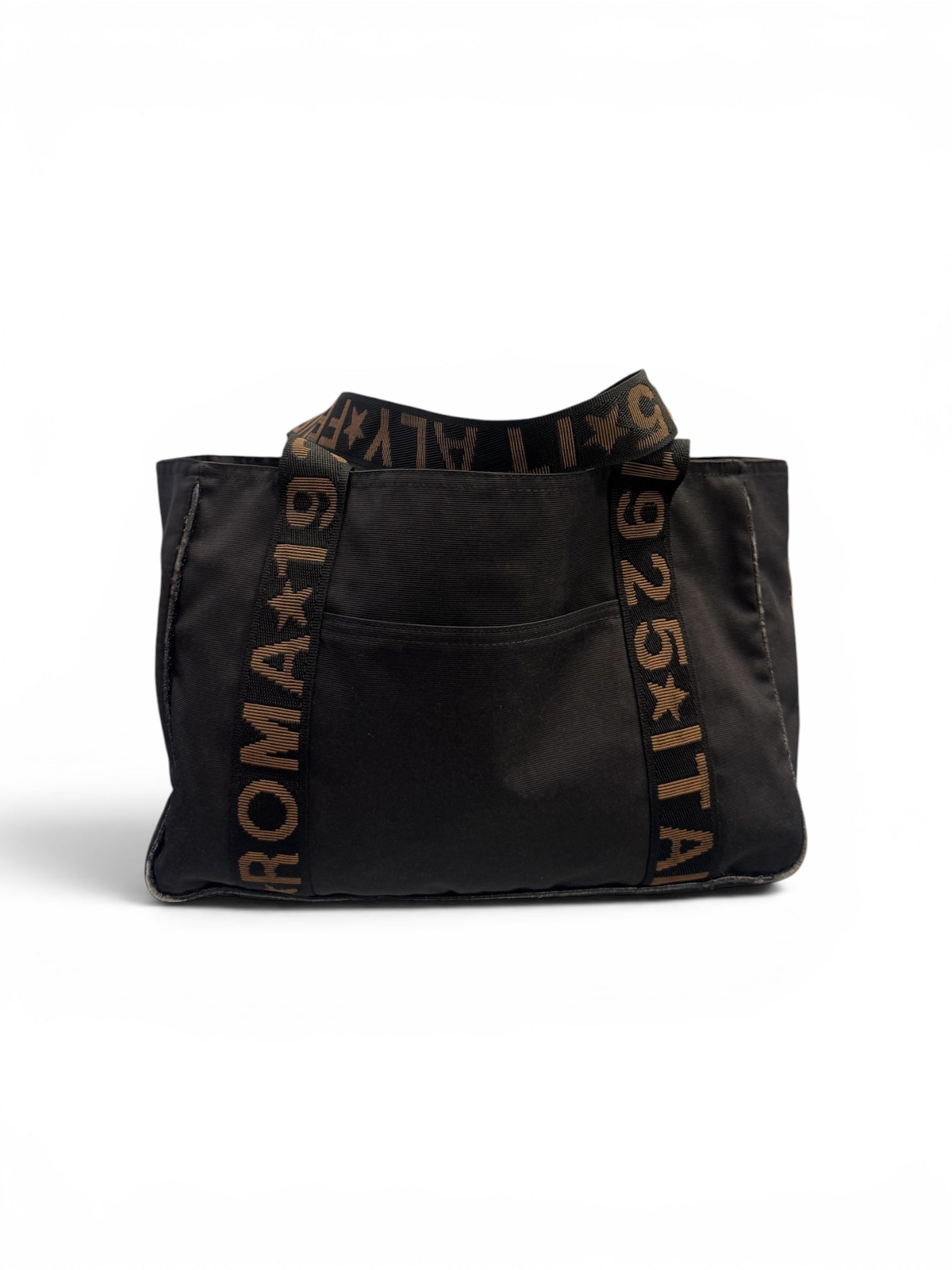 Preowned Fendi Canvas Tote Bag