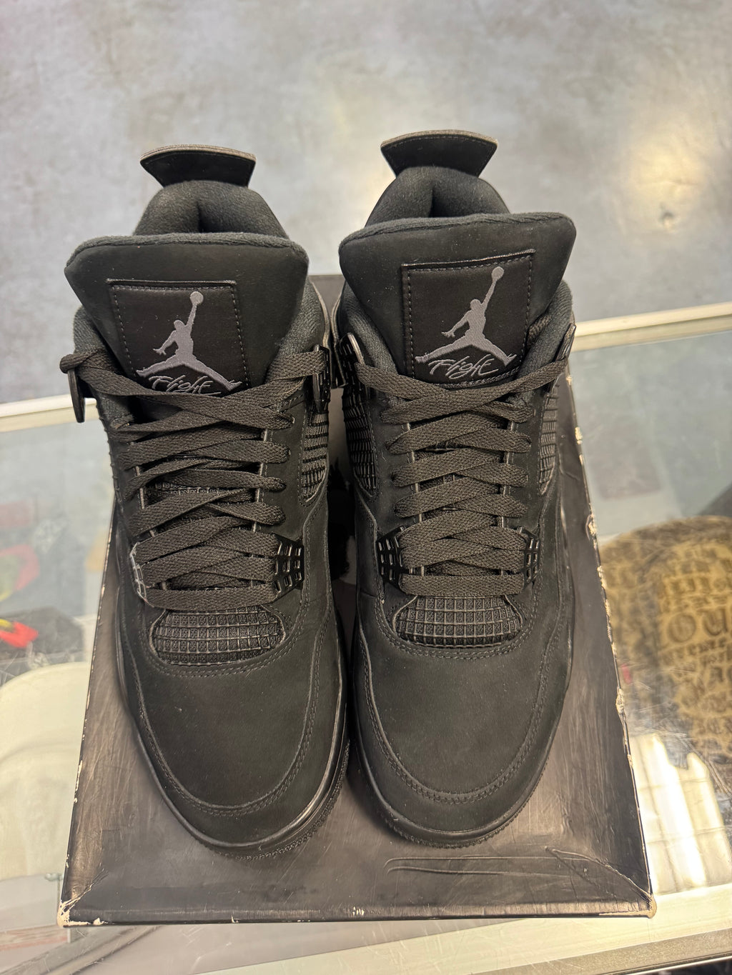 Preowned 2020 Jordan 4 Retro Black Cat