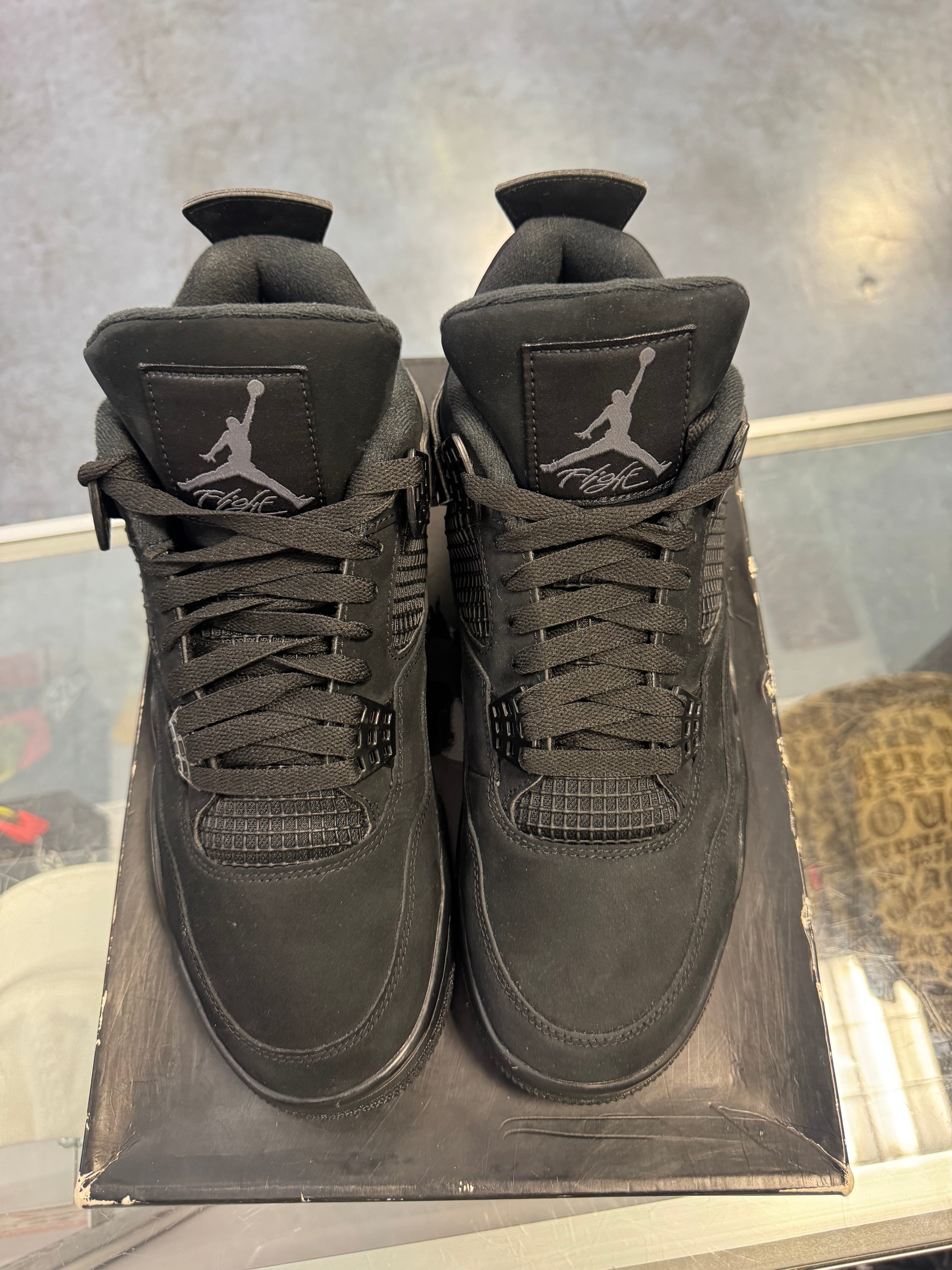 Preowned 2020 Jordan 4 Retro Black Cat