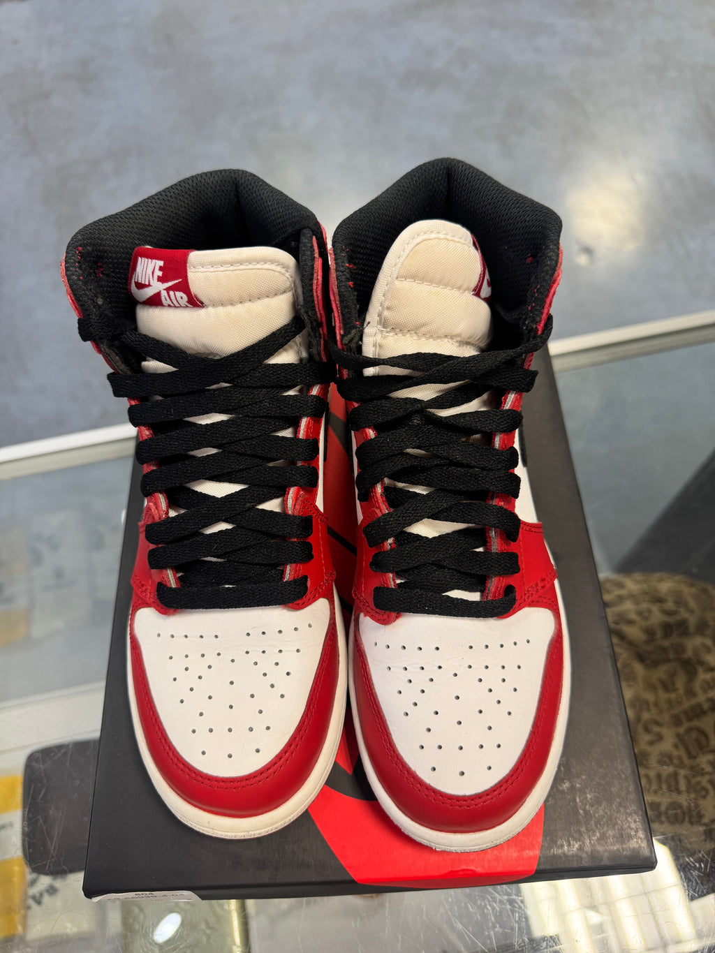 Preowned GS Jordan 1 High Chicago 2015 Pair