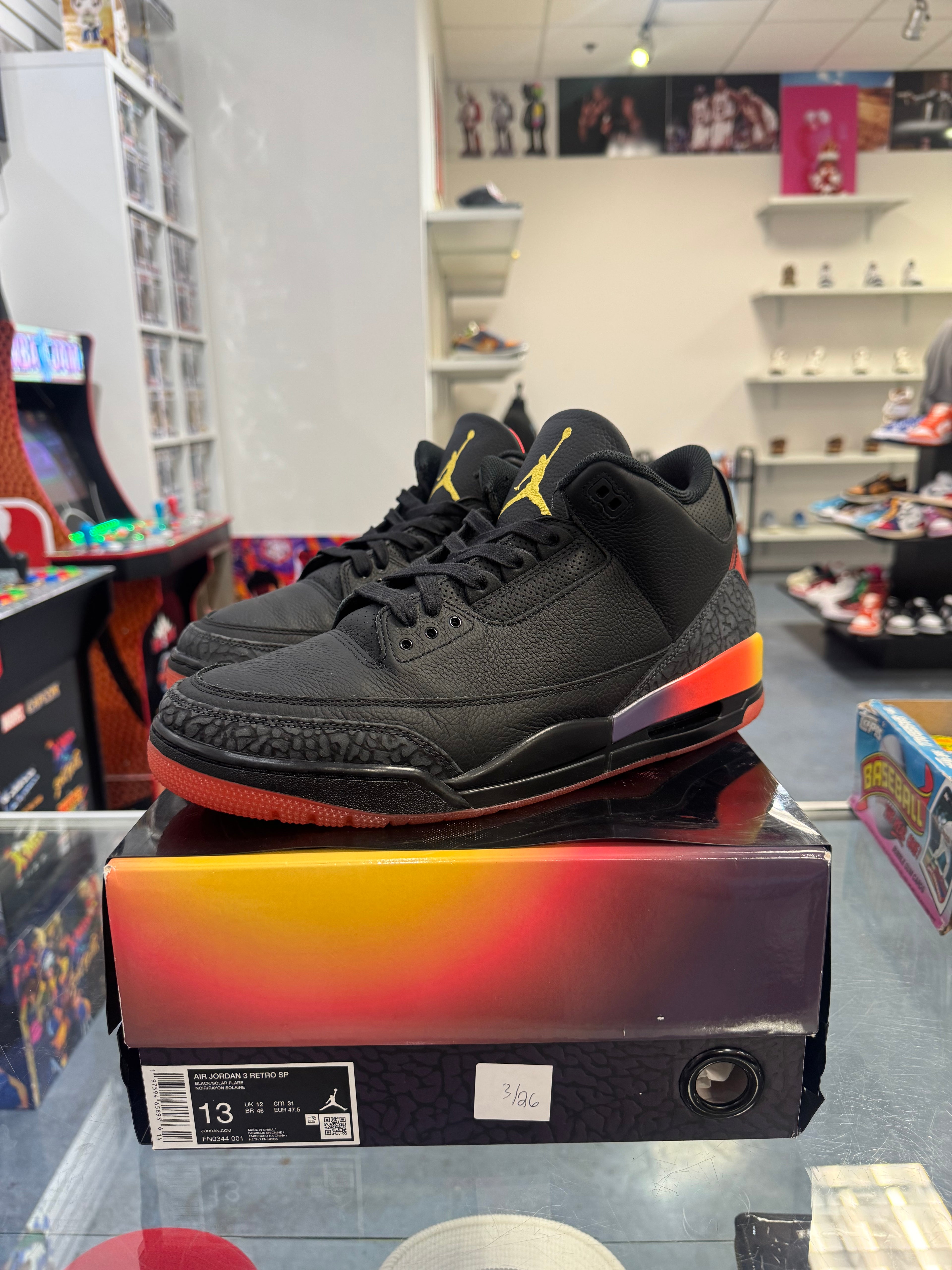 Preowned Jordan 3 Retro J Balvin Rio