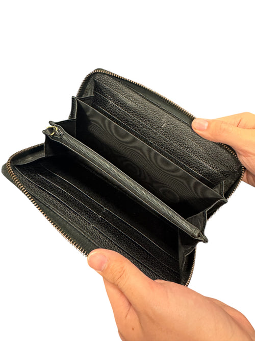 Gucci Print Zip Around Wallet