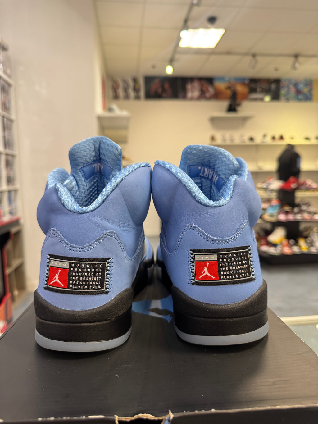 Preowned Jordan 5 Retro UNC